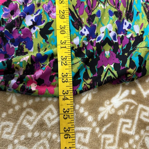 NWT Nicole Miller Floral dress SzL Called Mirrored Bloom. Sz L - Picture 10 of 10